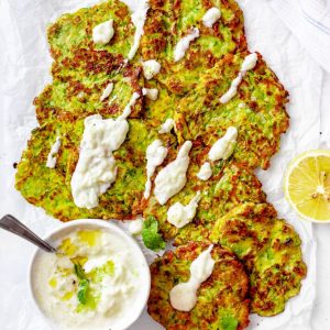 crispy fried zucchini fritters