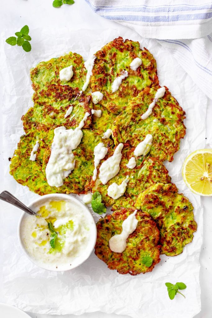 crispy fried zucchini fritters