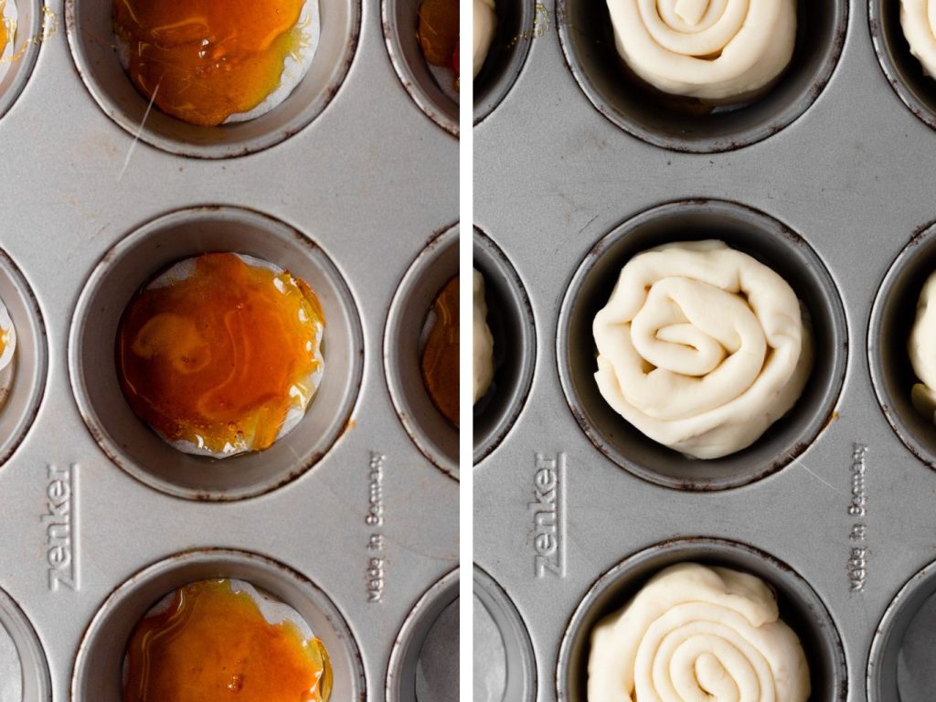 how to make caramel apple roses with puff pastry