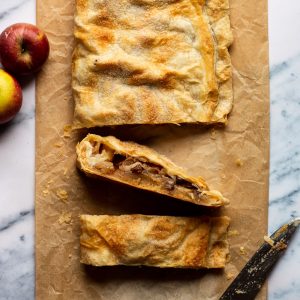 apple strudel with puff pastry recipe
