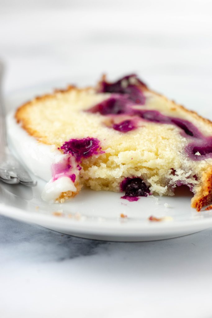 blueberry and lemon pound cake