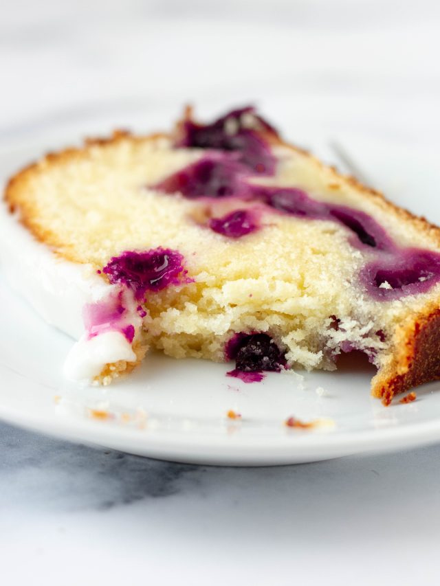blueberry and lemon pound cake recipe