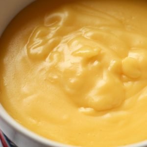 bowl of custard