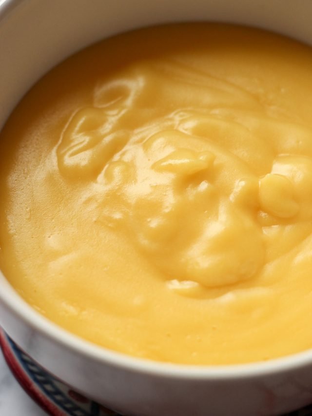 bowl of custard