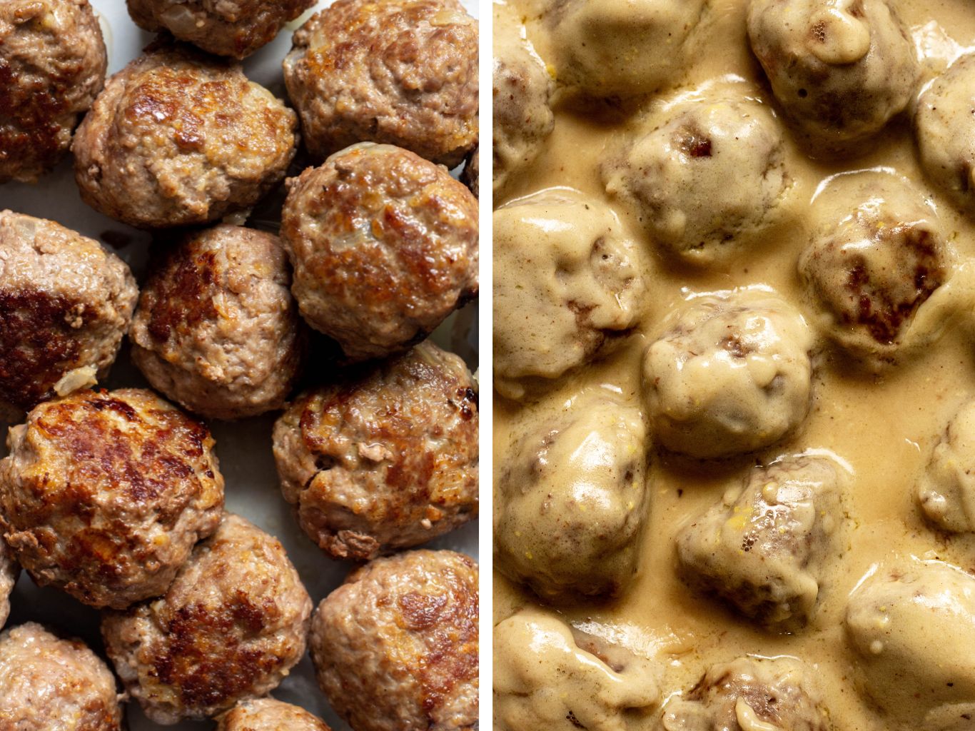 swedish meatballs with beef gravy