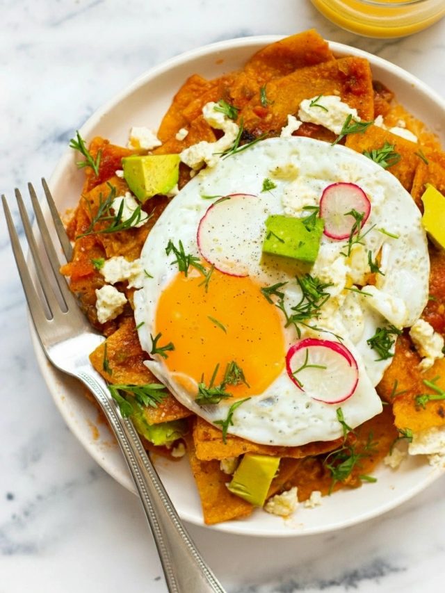 chilaquiles rojos