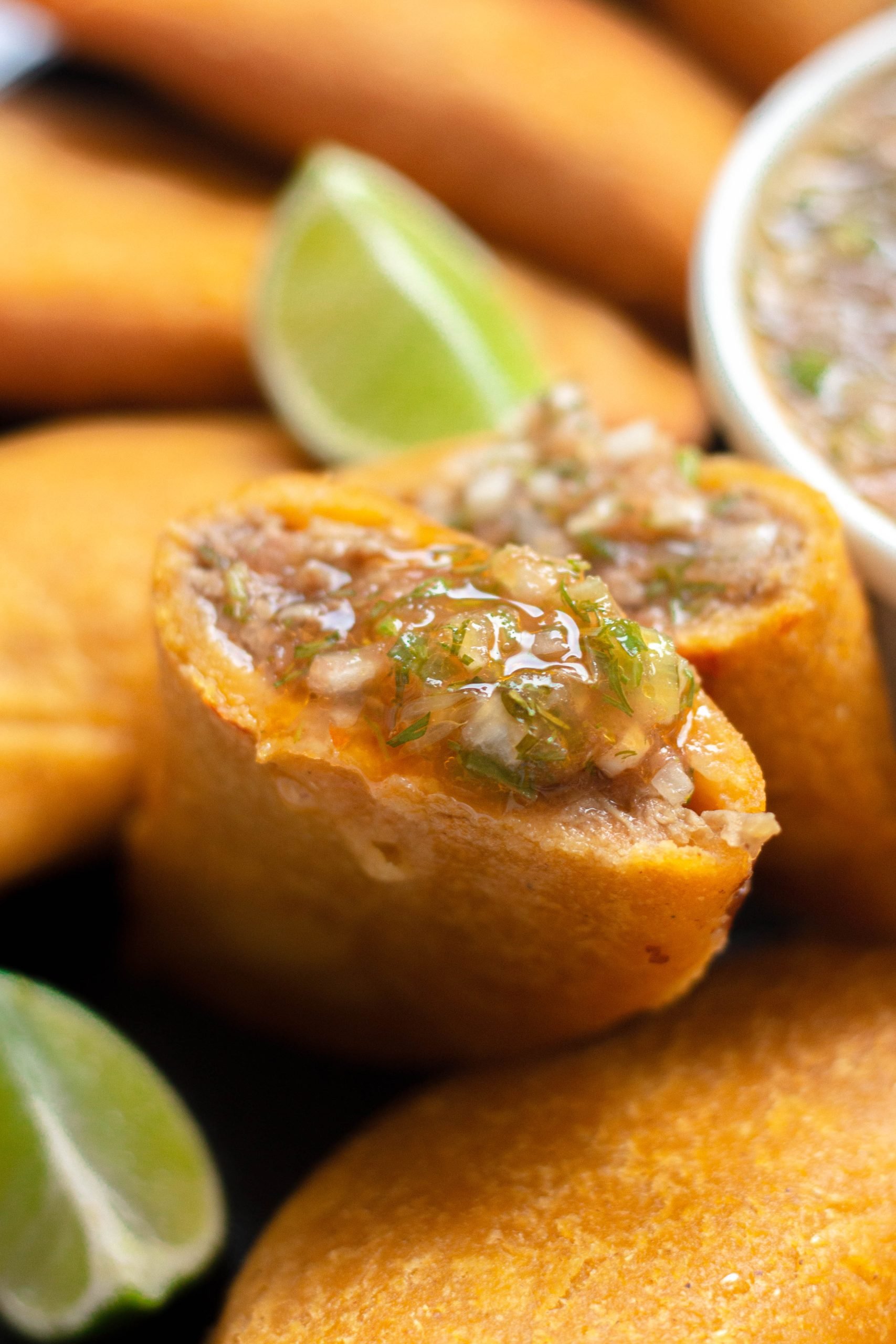 colombian empanadas with aji