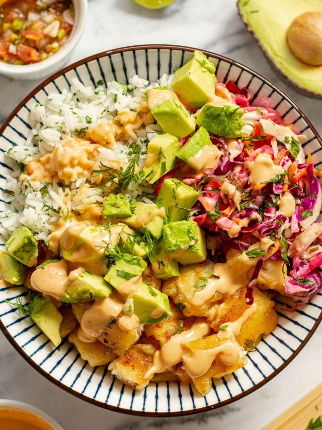 baja fish taco bowl recipe