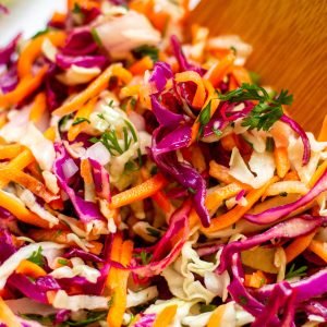 cilantro lime slaw for fish tacos