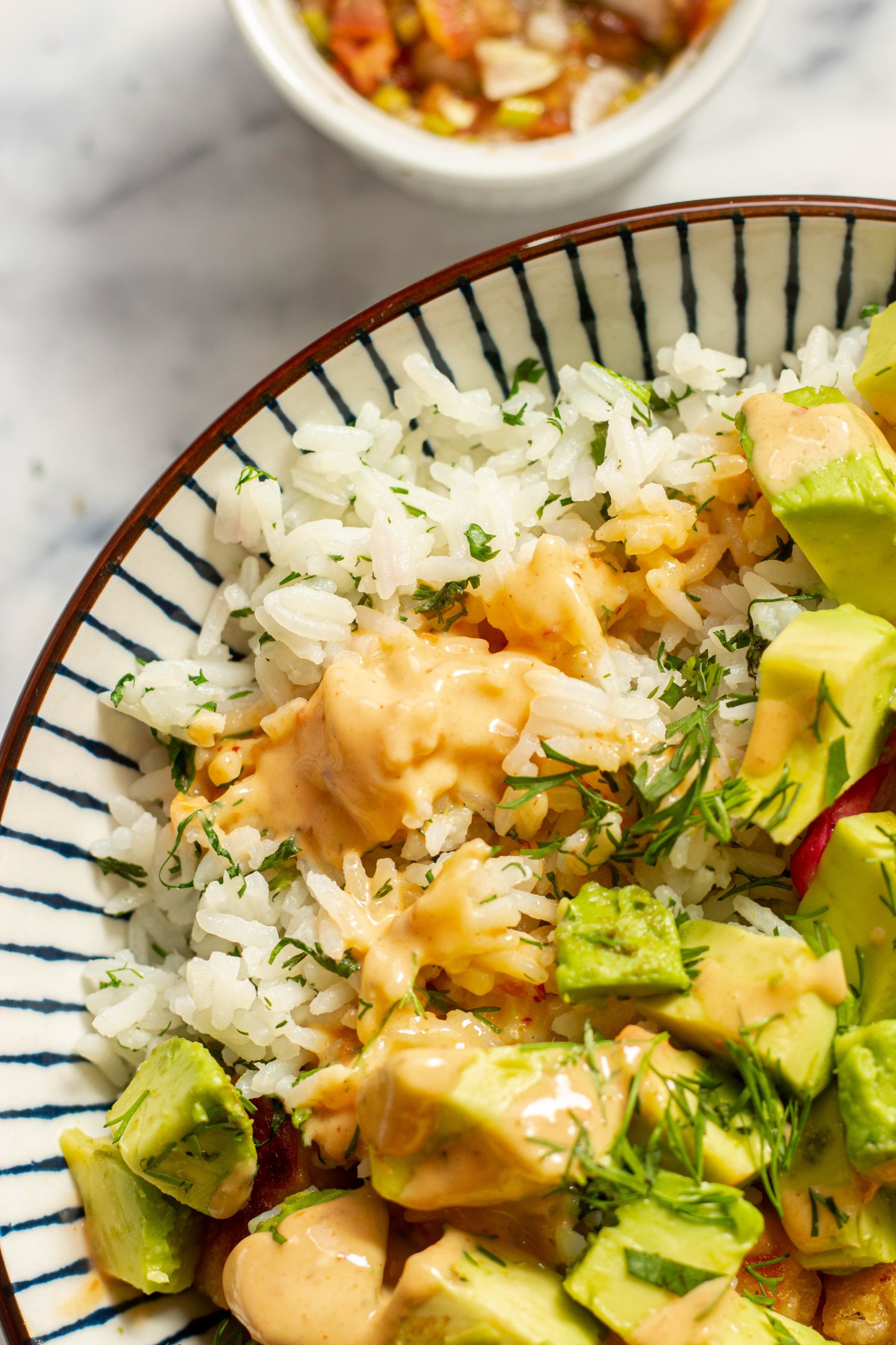 fish rice bowl recipe
