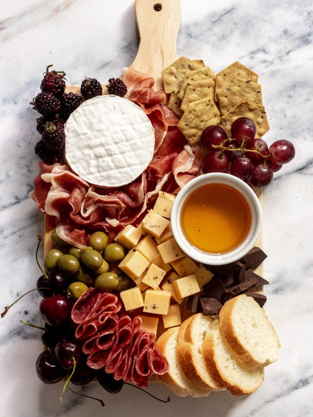 charcuterie board for two