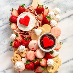 valentine's day charcuterie board