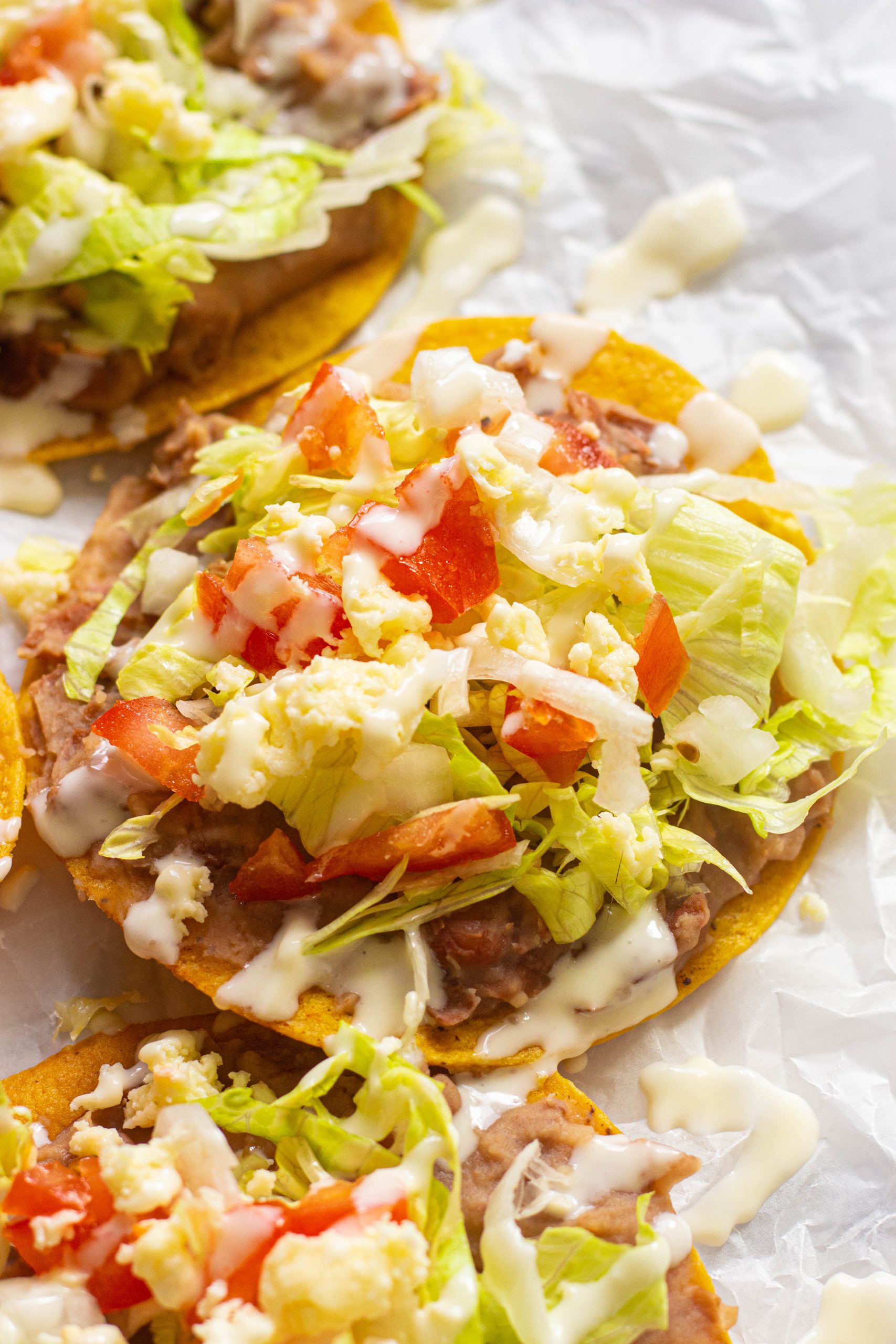 vegetarian tostadas