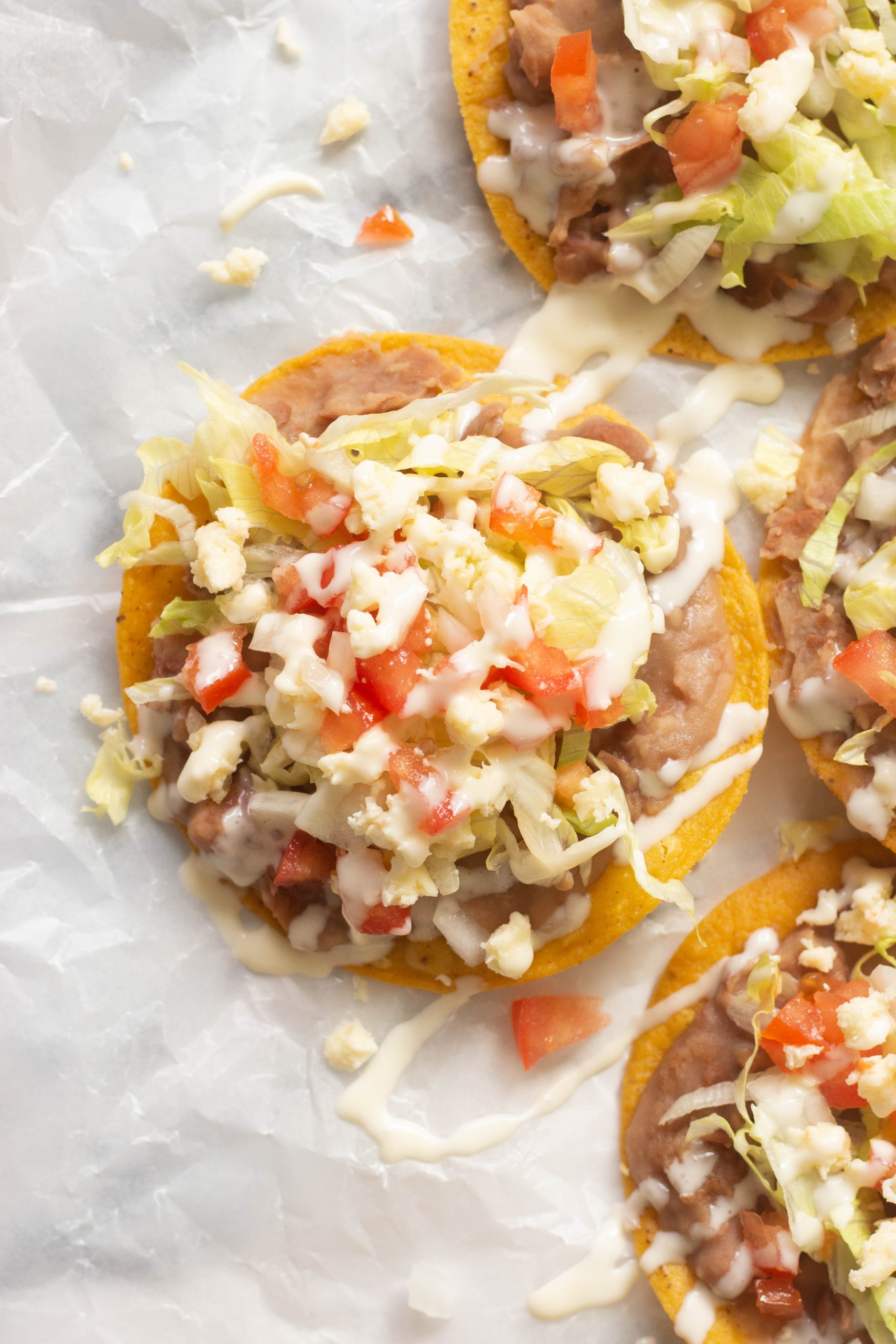 vegetarian tostadas