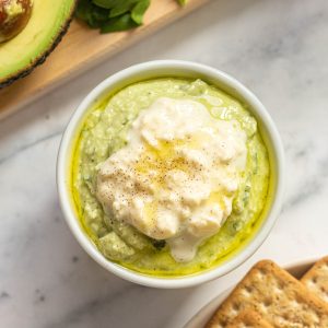 avocado cottage cheese dip