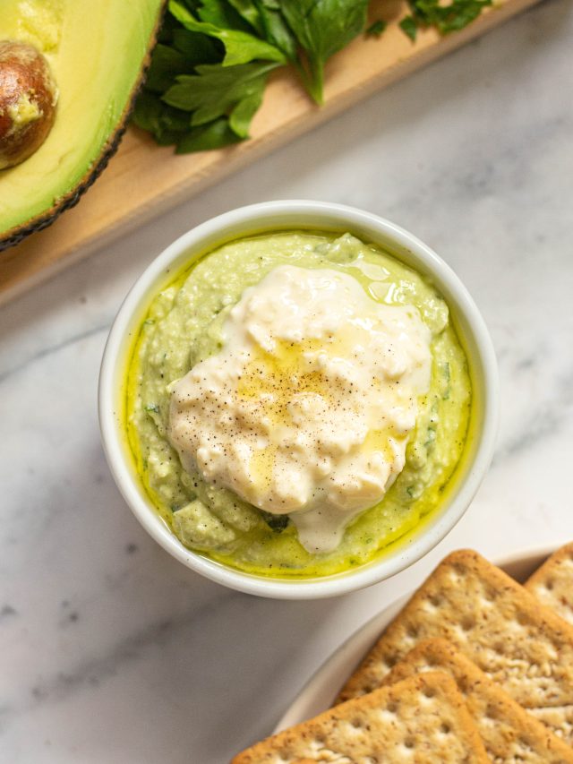 avocado cottage cheese dip