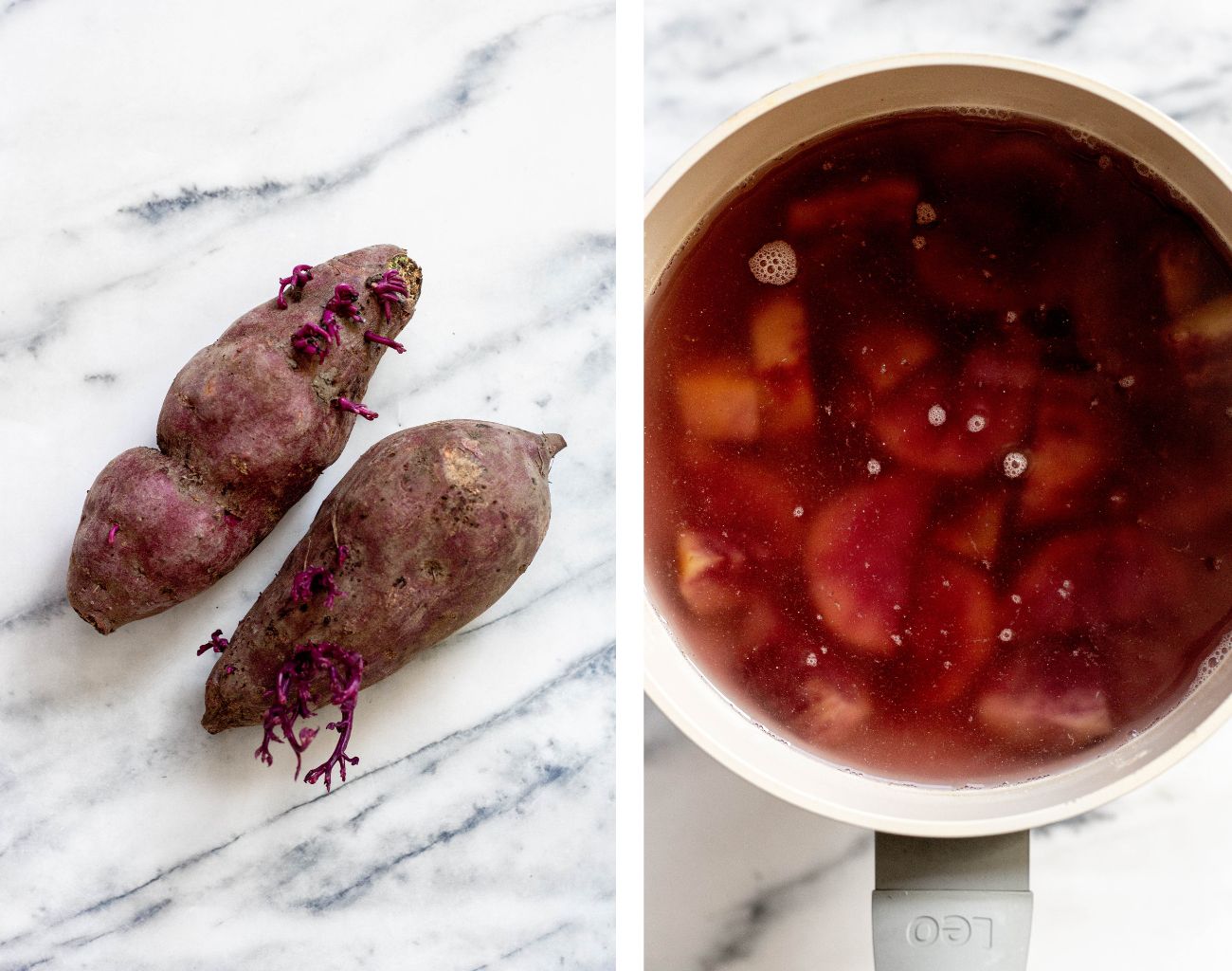 how to cook purple sweet potatoes