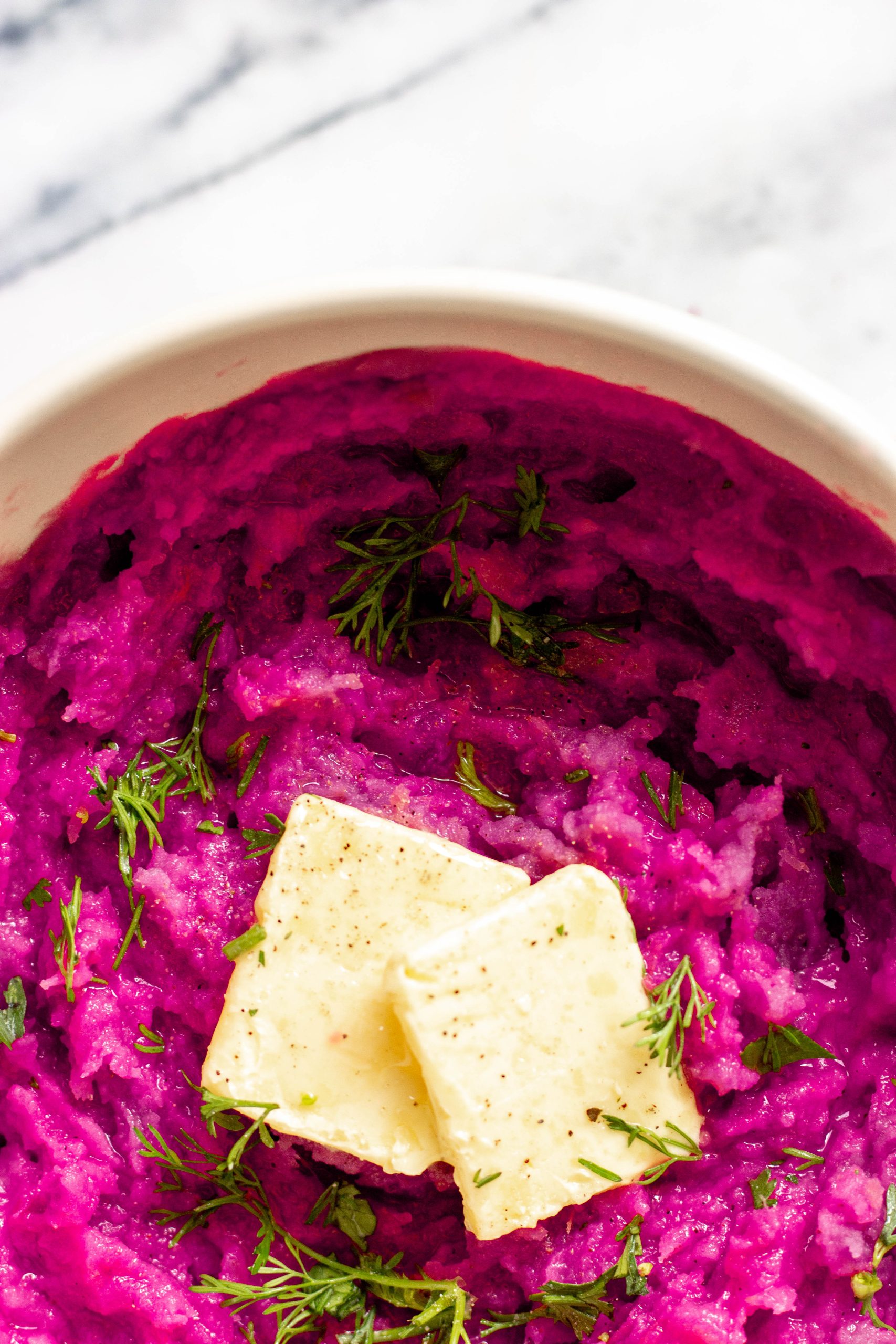 purple sweet potatoes mashed
